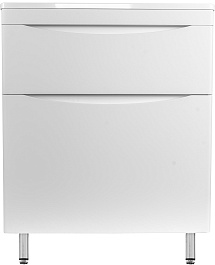 Style Line Мебель для ванной Бергамо Мини 70 белая Люкс антискрейтч Plus – фотография-2